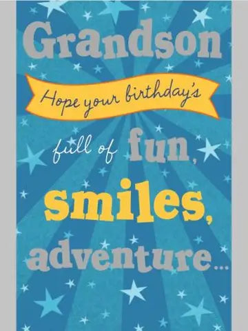 Grandson Birthday Card