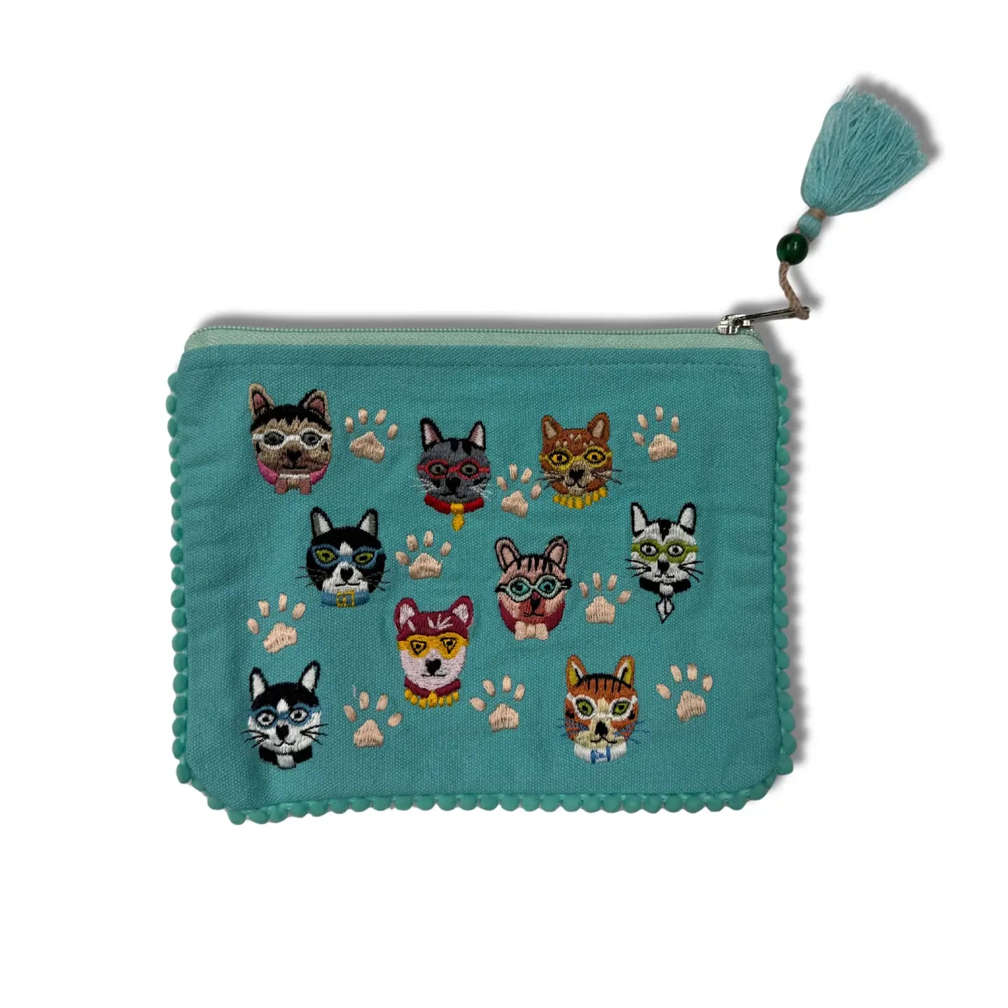 Embroidery Zipper Pouches