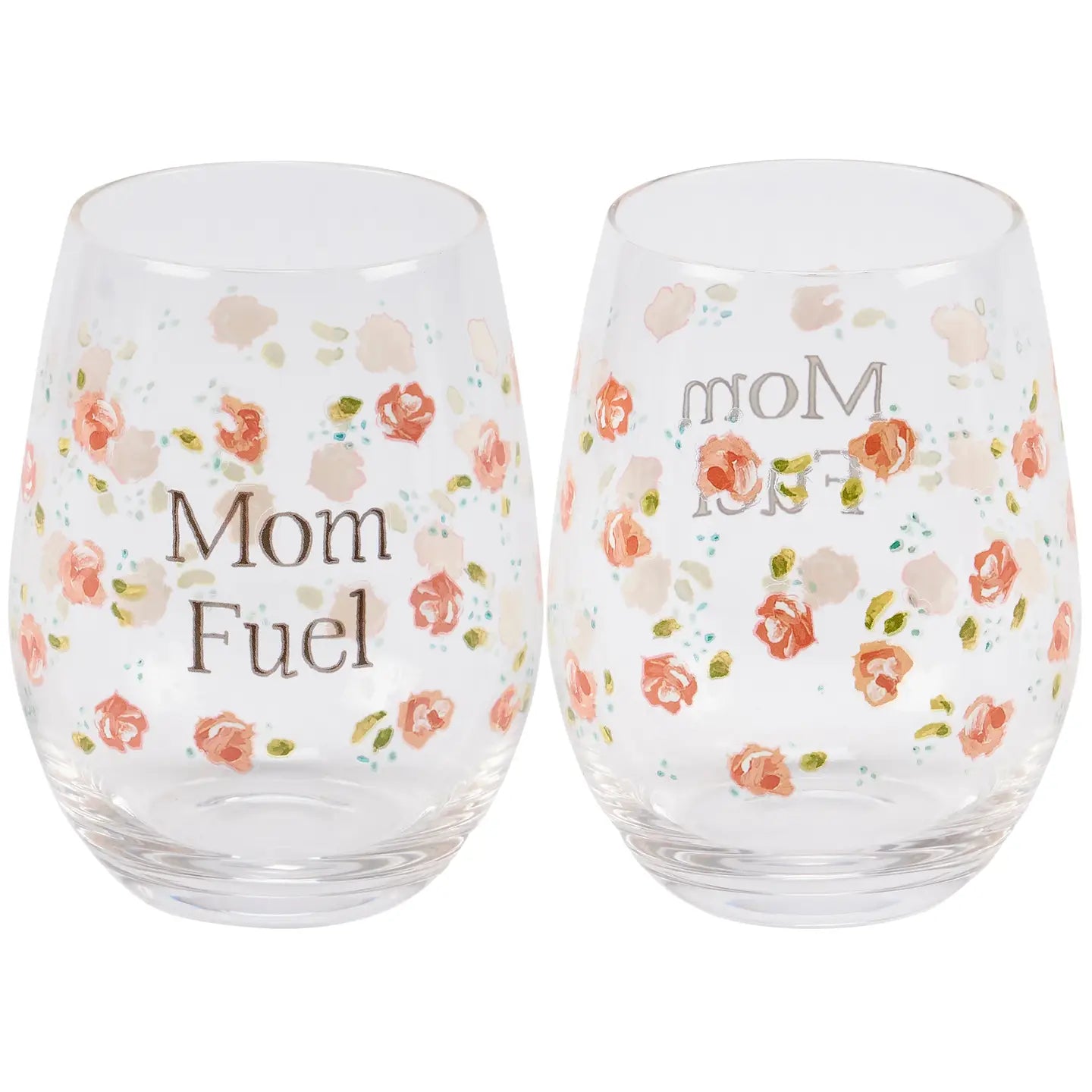 Mom Fuel Wine Glass