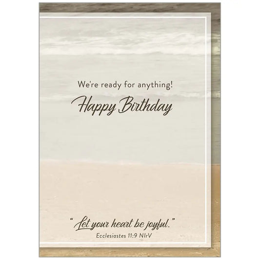 Girls Near the Shore Birthday - Fun Card