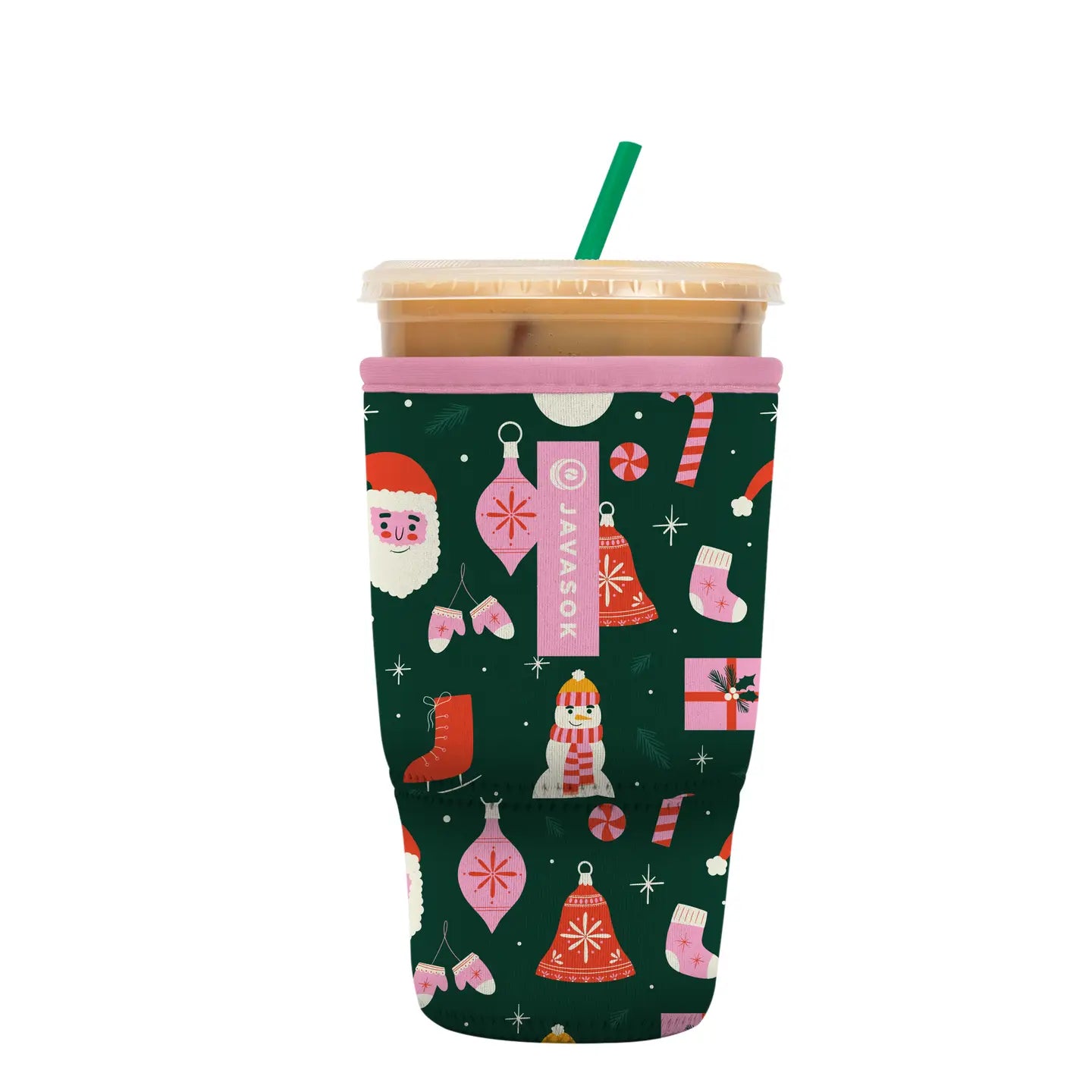 Java Sok Cold Cup Sleeve Winter Designs