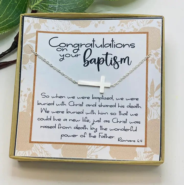 Baptism Keepsake Necklace