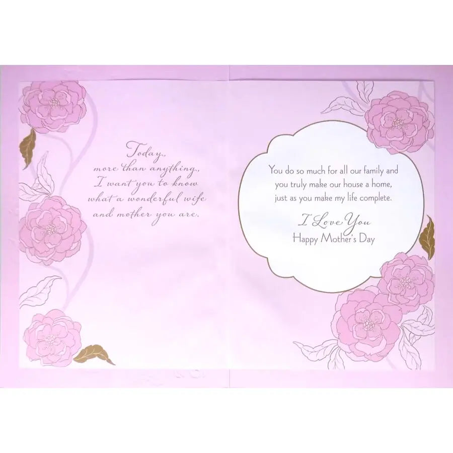 Wife Mother's Day Card