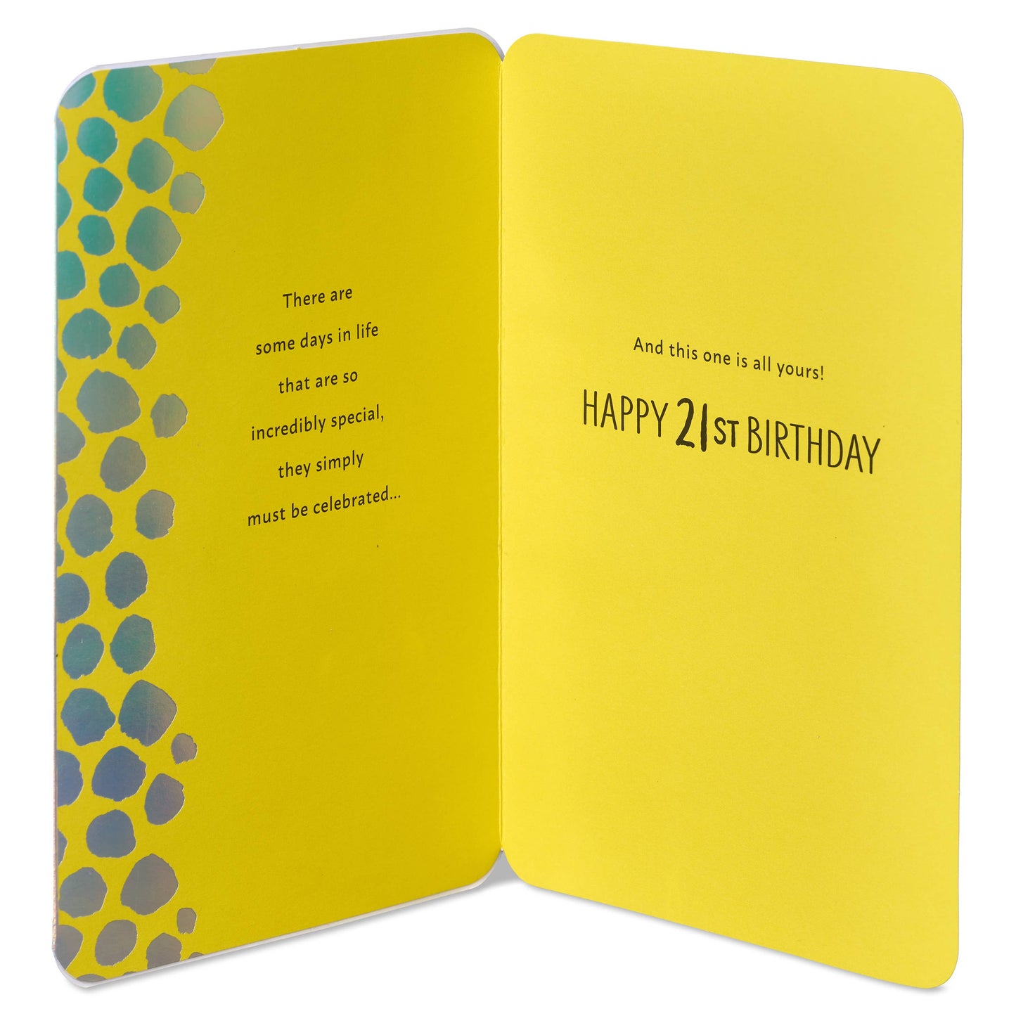 21st Birthday Card for Anyone (Celebrate in Style)