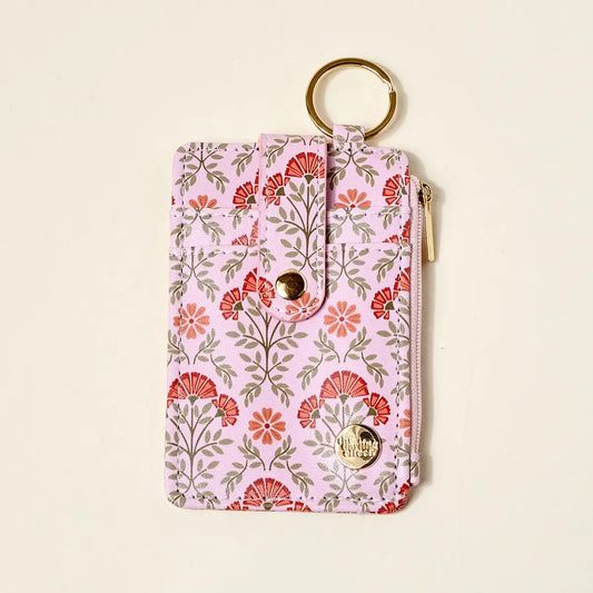 Keychain Wallet–Everbloom Dusty Rose