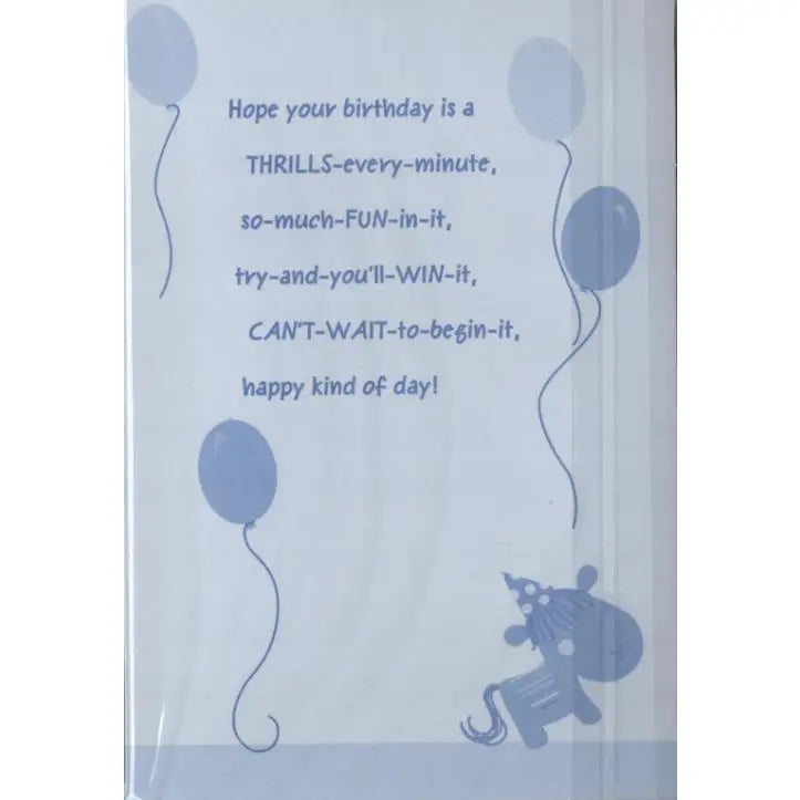 Great Grandson Birthday Card (Juvenile)