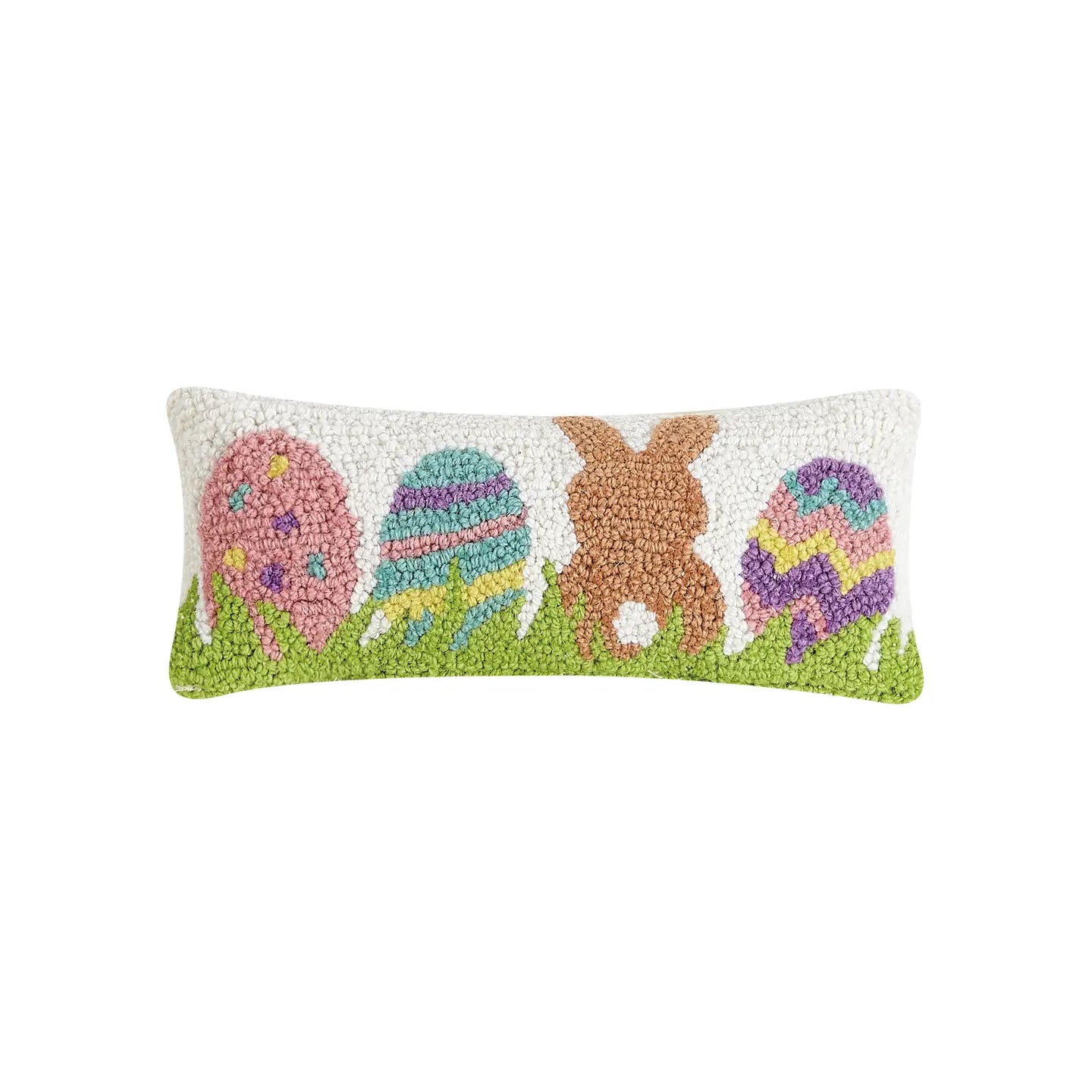 Bunny with Eggs Hook Pillow