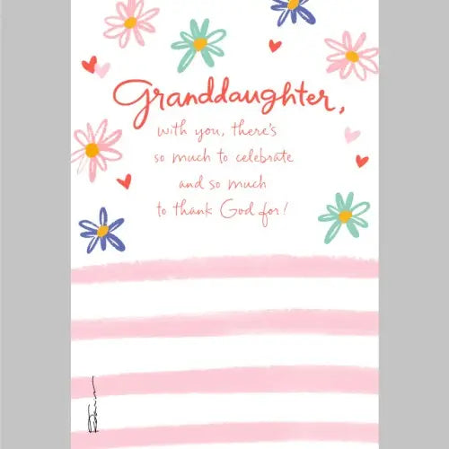 Granddaughter Birthday Card