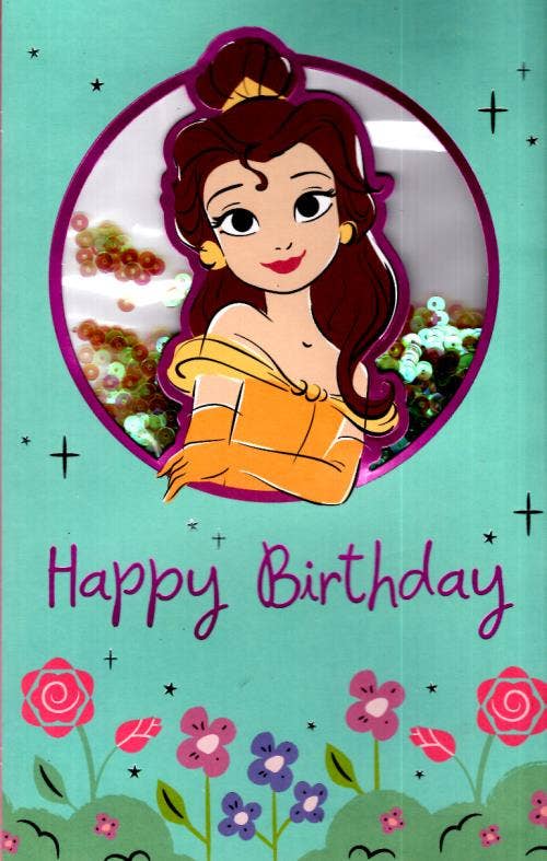 Belle Birthday Card