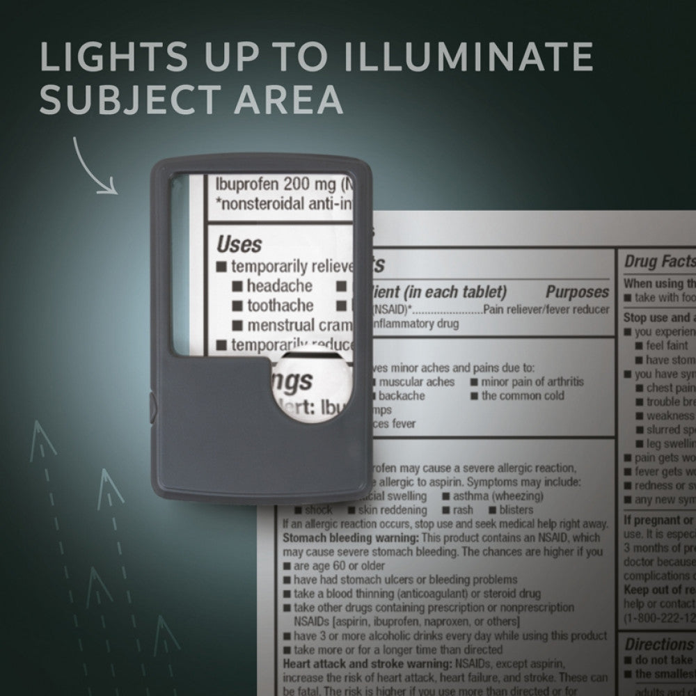 MAGNIF-I POCKET LIGHTED MAGNIFIER