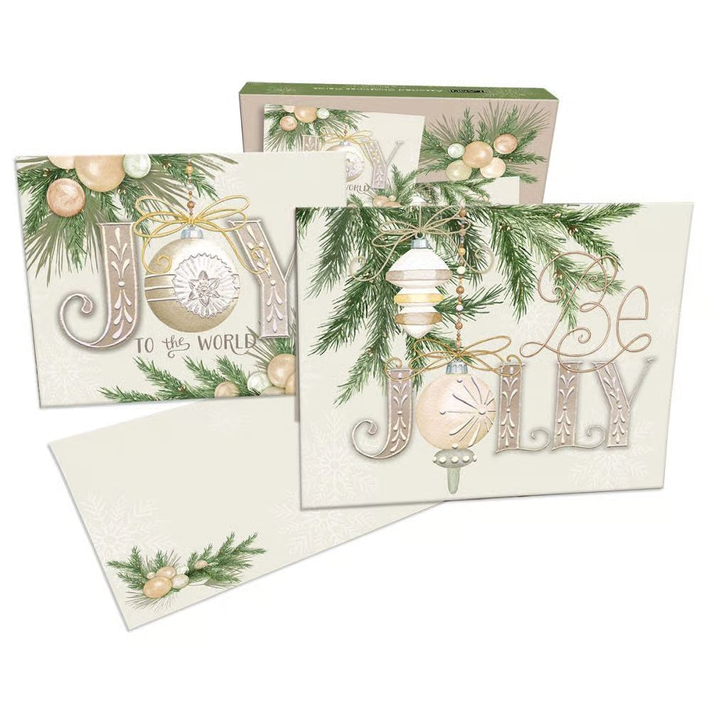 Joyful and Jolly Assorted Christmas Cards