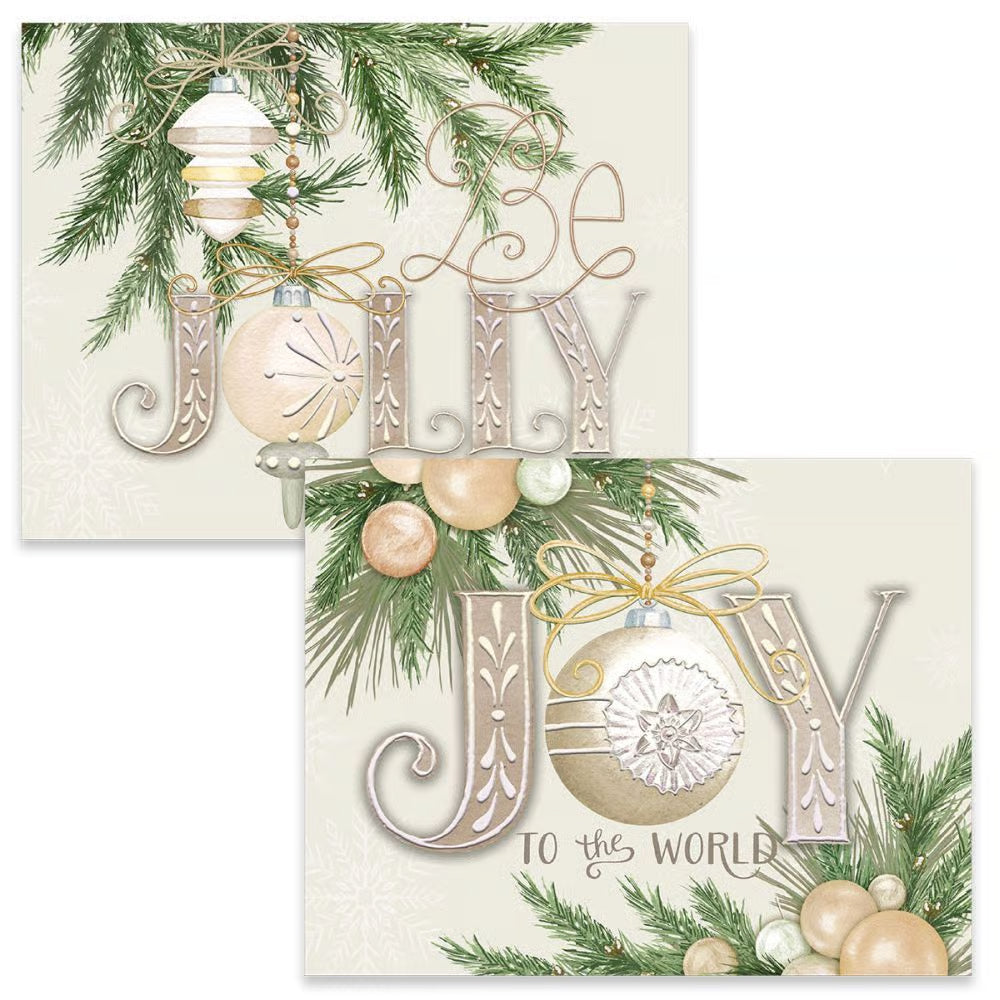 Joyful and Jolly Assorted Christmas Cards