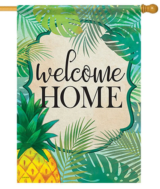 Palms and Pineapple House Flag