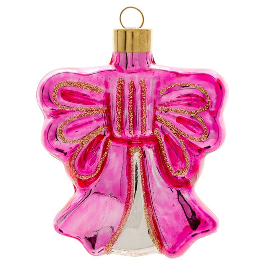 Bow Glass Ornament