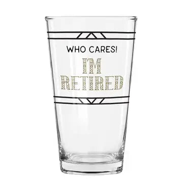 Who Cares! Pint Glass