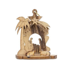 Holy Land Olive Wood Christmas Ornaments