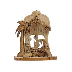 Holy Land Olive Wood Christmas Ornaments