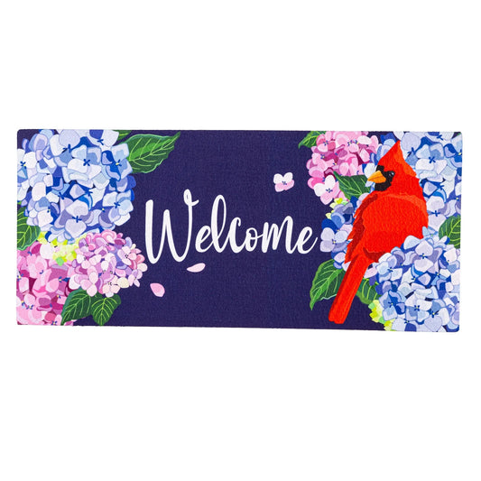 Red Cardinal and Hydrangeas Switch Mat Insert
