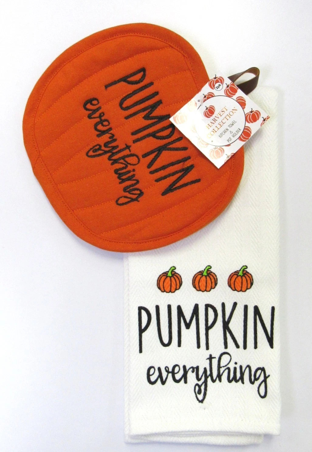 Fall Kitchen Towel & Pot Holder Set