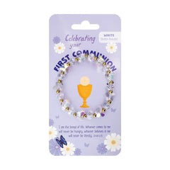 First Communion Stretch Bracelet