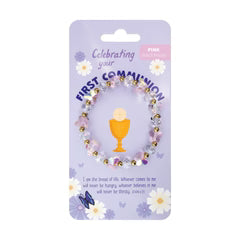 First Communion Stretch Bracelet
