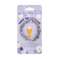 First Communion Stretch Bracelet