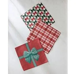 Geometry Winter & Holiday Dishcloth