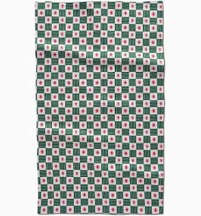 Geometry Winter & Holiday Tea Towels