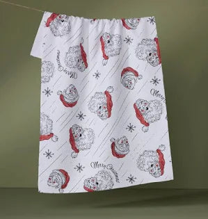 Geometry Winter & Holiday Tea Towels