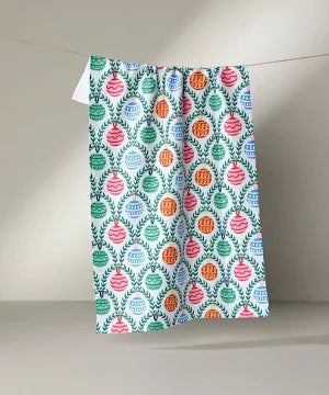 Geometry Winter & Holiday Tea Towels