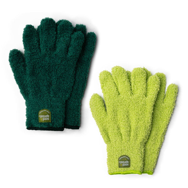 Seed N Sprout Nice Touch Microfiber Plant Dusting Gloves