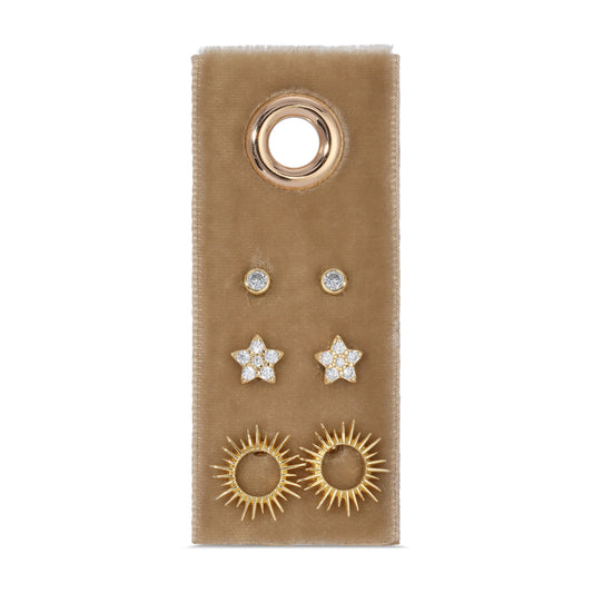 Star Stud Earring Set