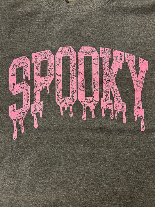 Gray Spooky Sweatshirt
