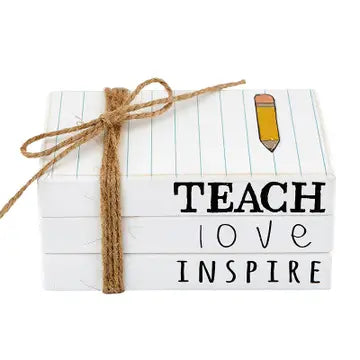 Teach Love Inspire - Book Block